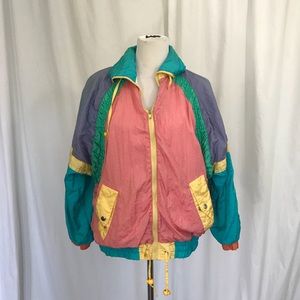 80s multicolor jacket